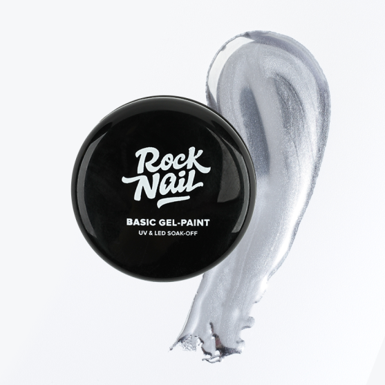 Гель-краска RockNail 03 Silver Metal 3г-#234710